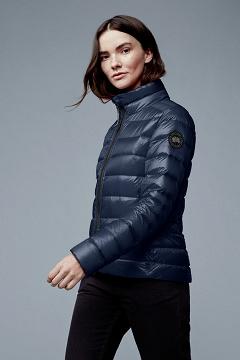 Chamarras Canada Goose Mujer Outlet - Cypress Chaqueta De Plumas Black Label Azul Oscuro Marino OM5731062